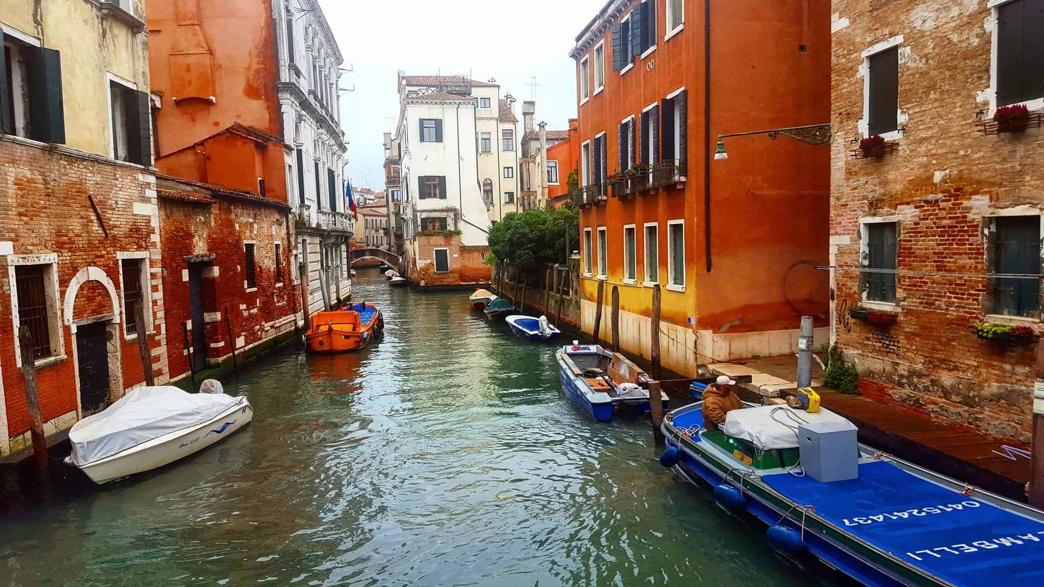 The old canals in Venice