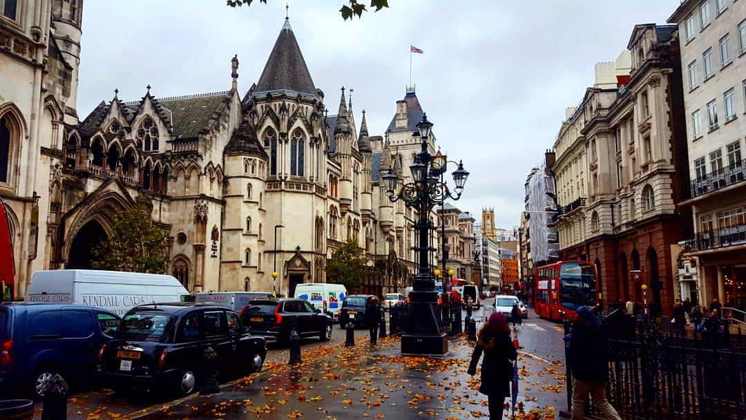 The old streets of London U.K