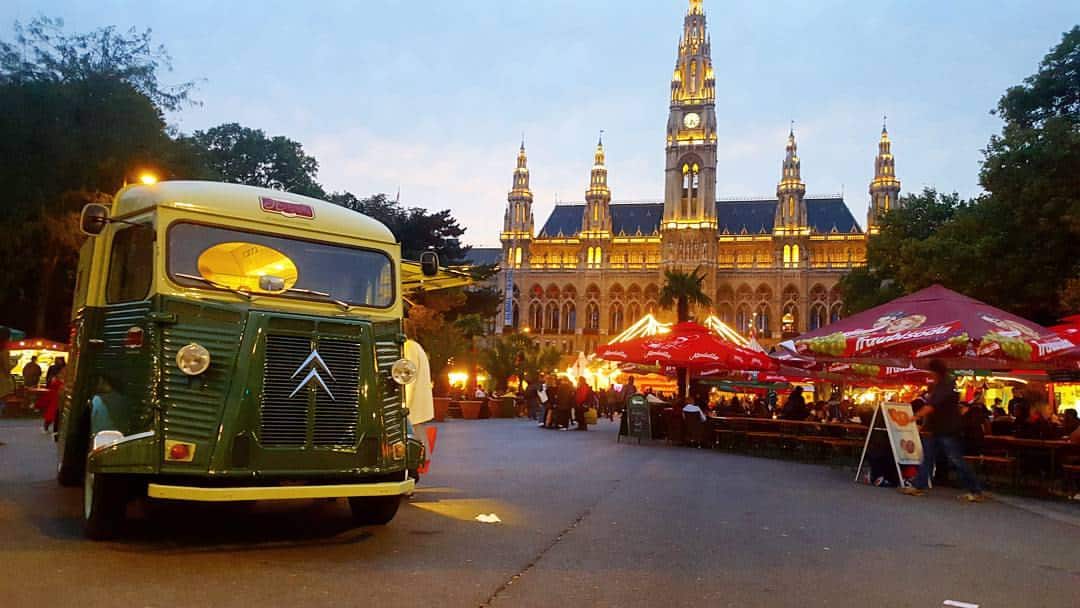 Vienna in the evening.