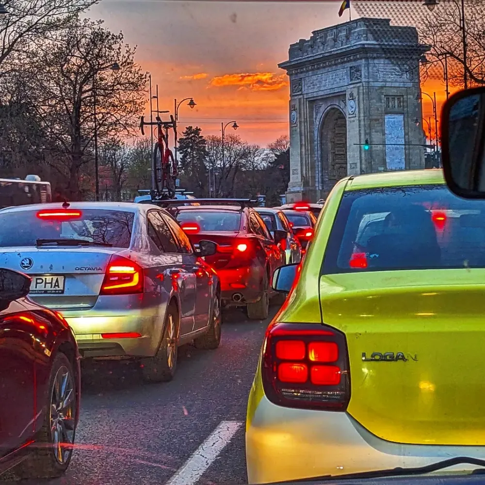 Bucharest, Romania Where the Past Meets the Future in a Symphony of Fun man on horse statue - sunset