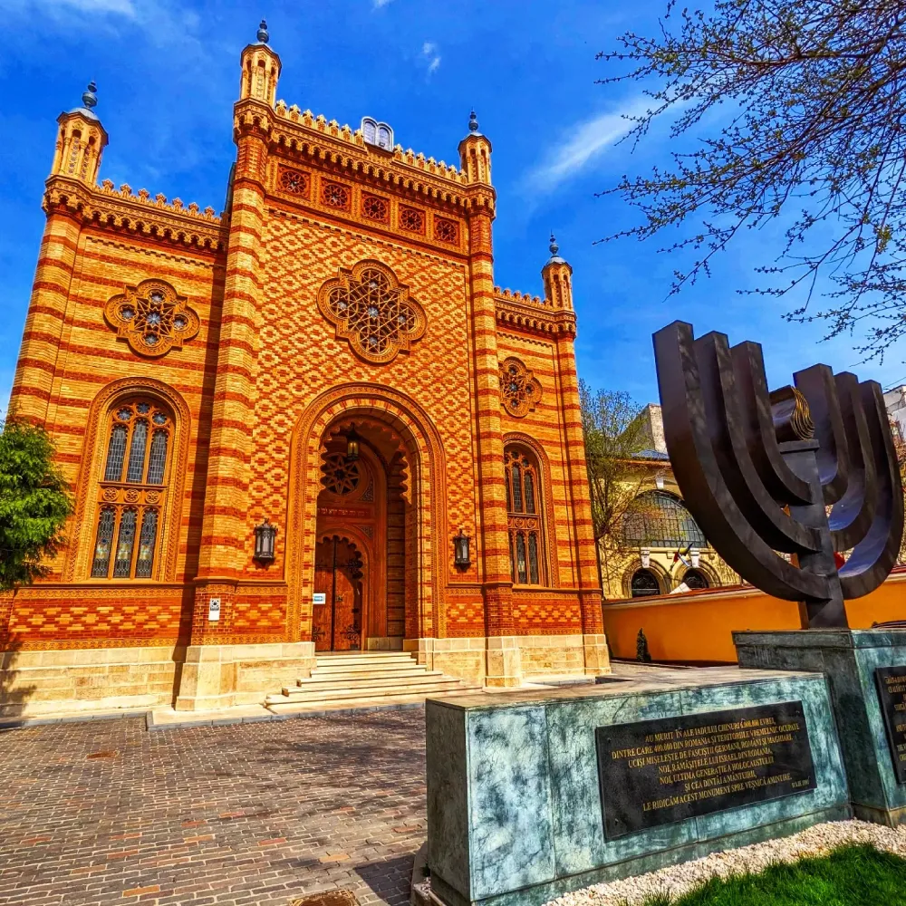 Bucharest, Romania Where the Past Meets the Future - old synagogue