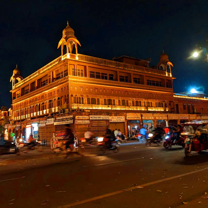 Jaipur India nice bulding at night (1)