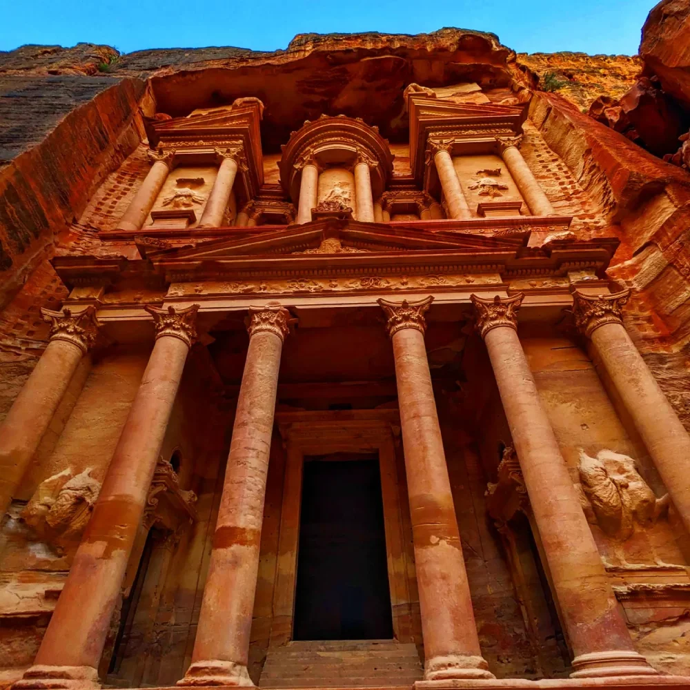 Petra, Jordan Where History, Mystery, and Adventure Unite. under the Treasury