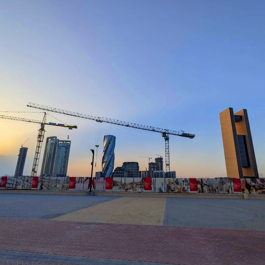 View of Manama Bahrain construction