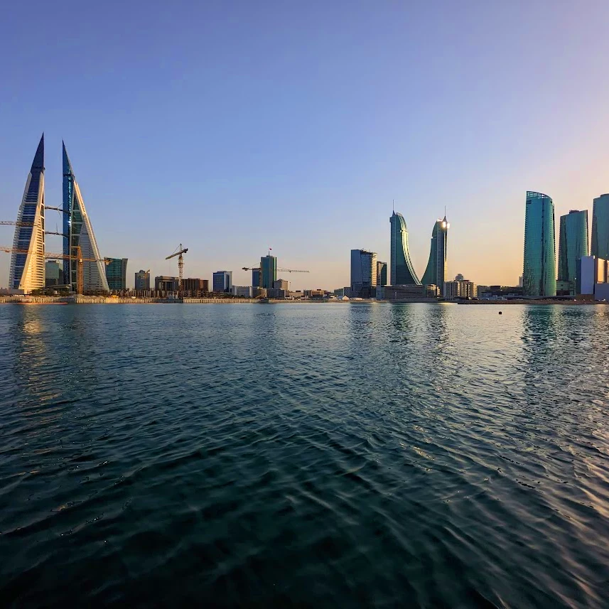 View of Manama Bahrain water front