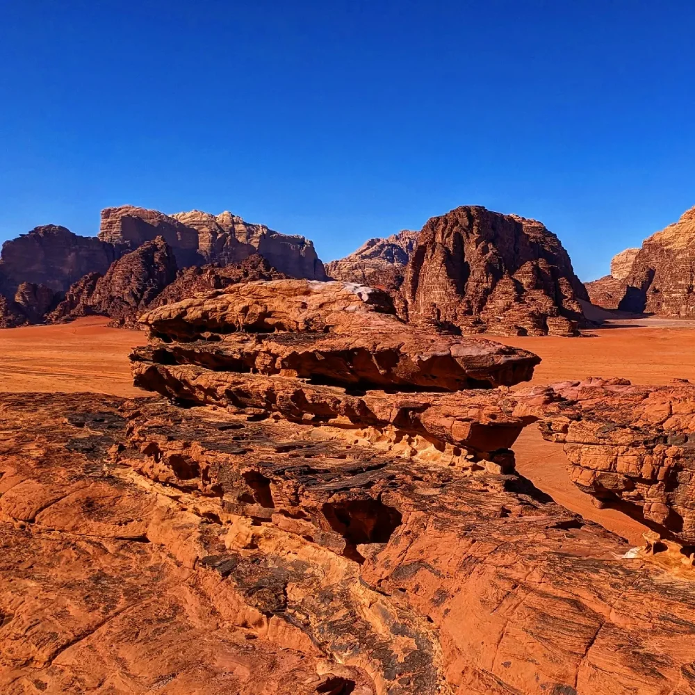 Wadi Rum Jordan nature bridge