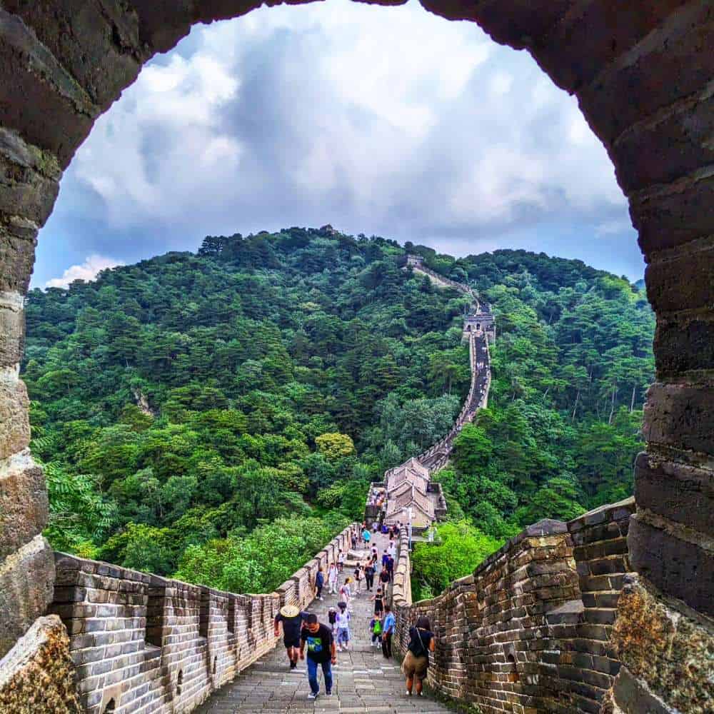 The Great Wall of China is a series of fortifications that were built across the historical northern borders of ancient Chinese states and Imperial China walking