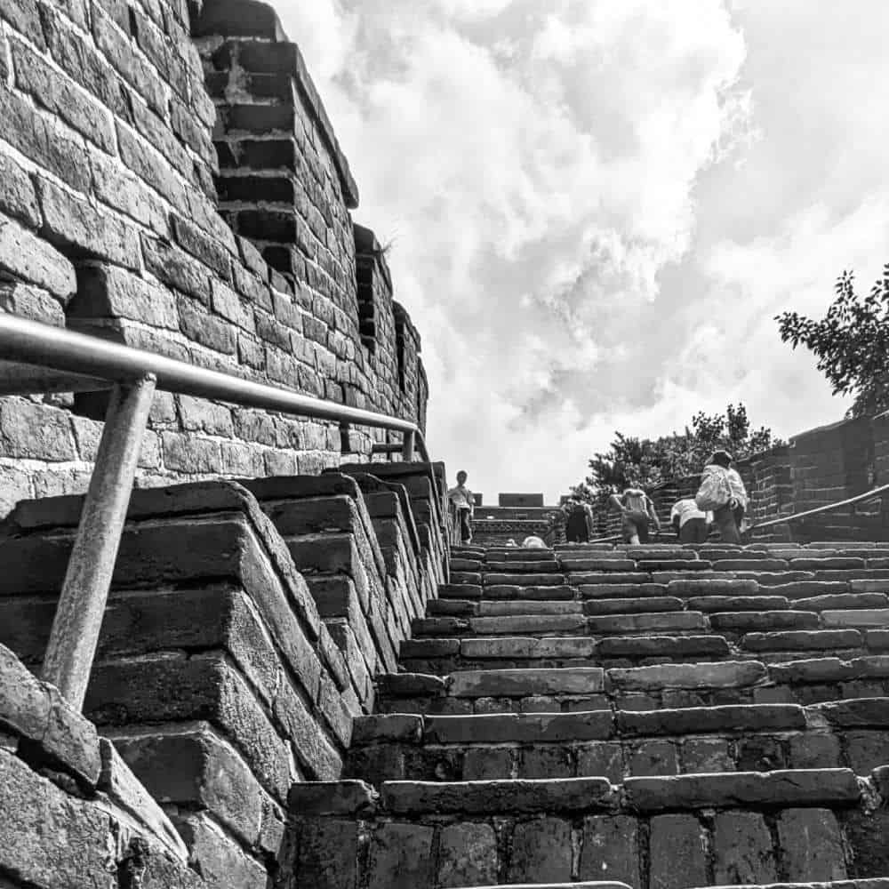 The Great Wall of China_ A Journey Through Time and Adventure high stairs