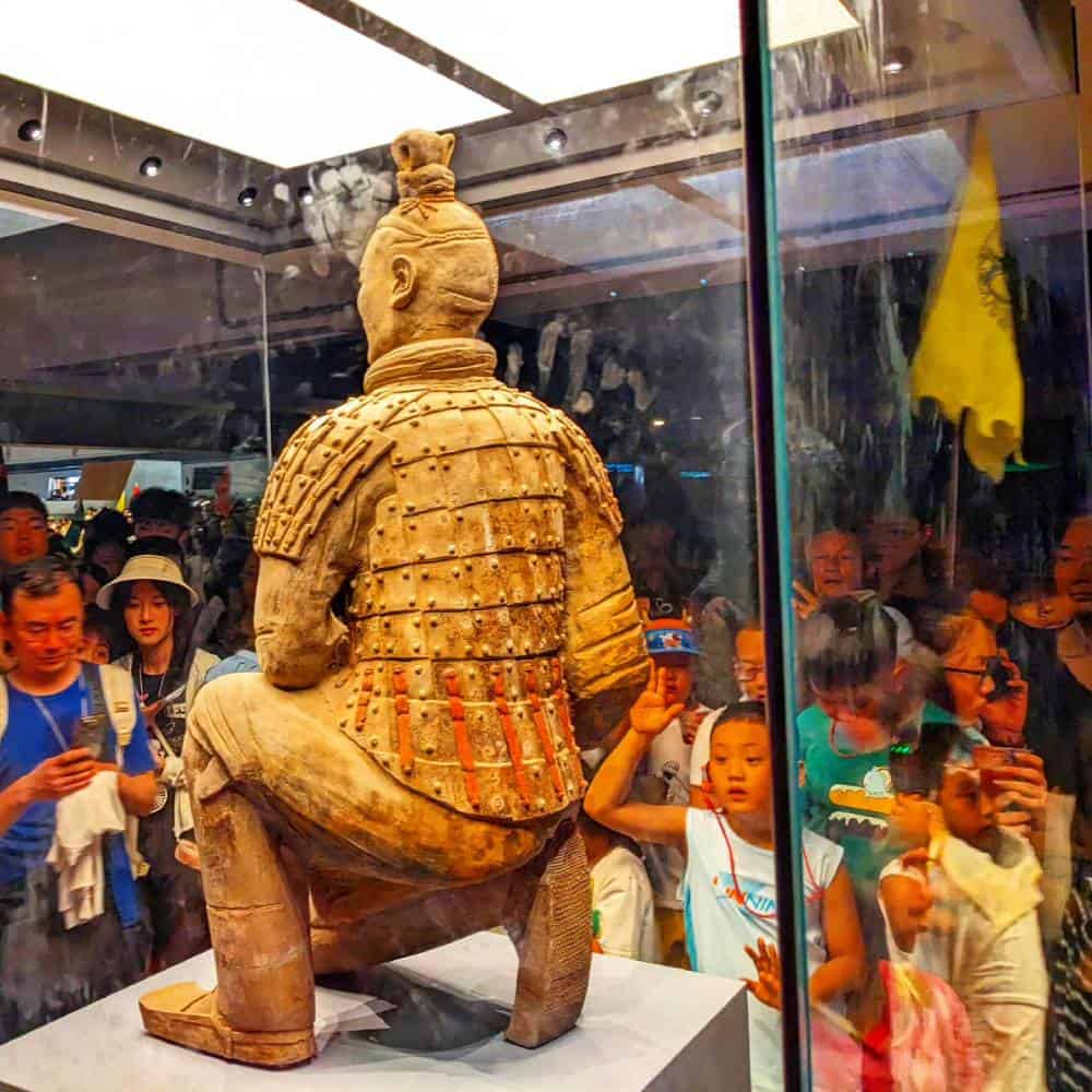 The Terracotta Warrior knelling solder - The Best Way To See Them In Xi'an China