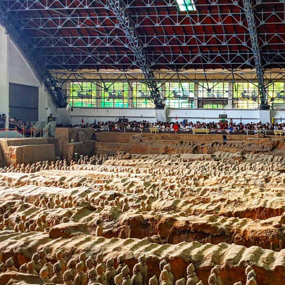 The Terracotta Warriors big room view - The Best Way To See Them In Xi'an China