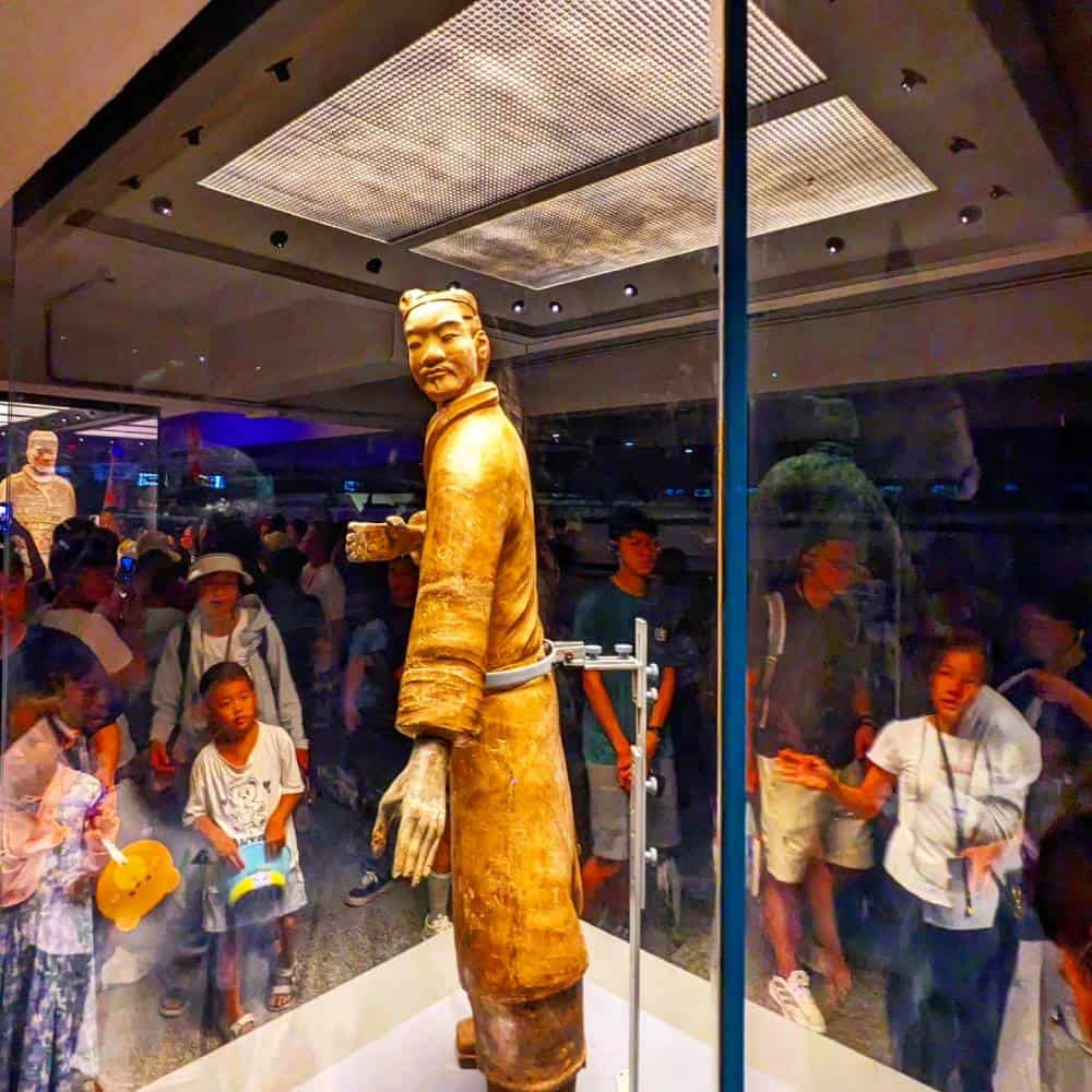 The Terracotta Warriors in glass protector - The Best Way To See Them In Xi'an China