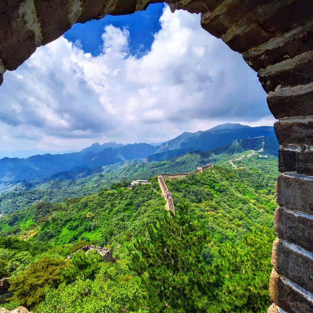 The primary purpose of the Great Wall was to protect the Chinese empire from invading forces fort view