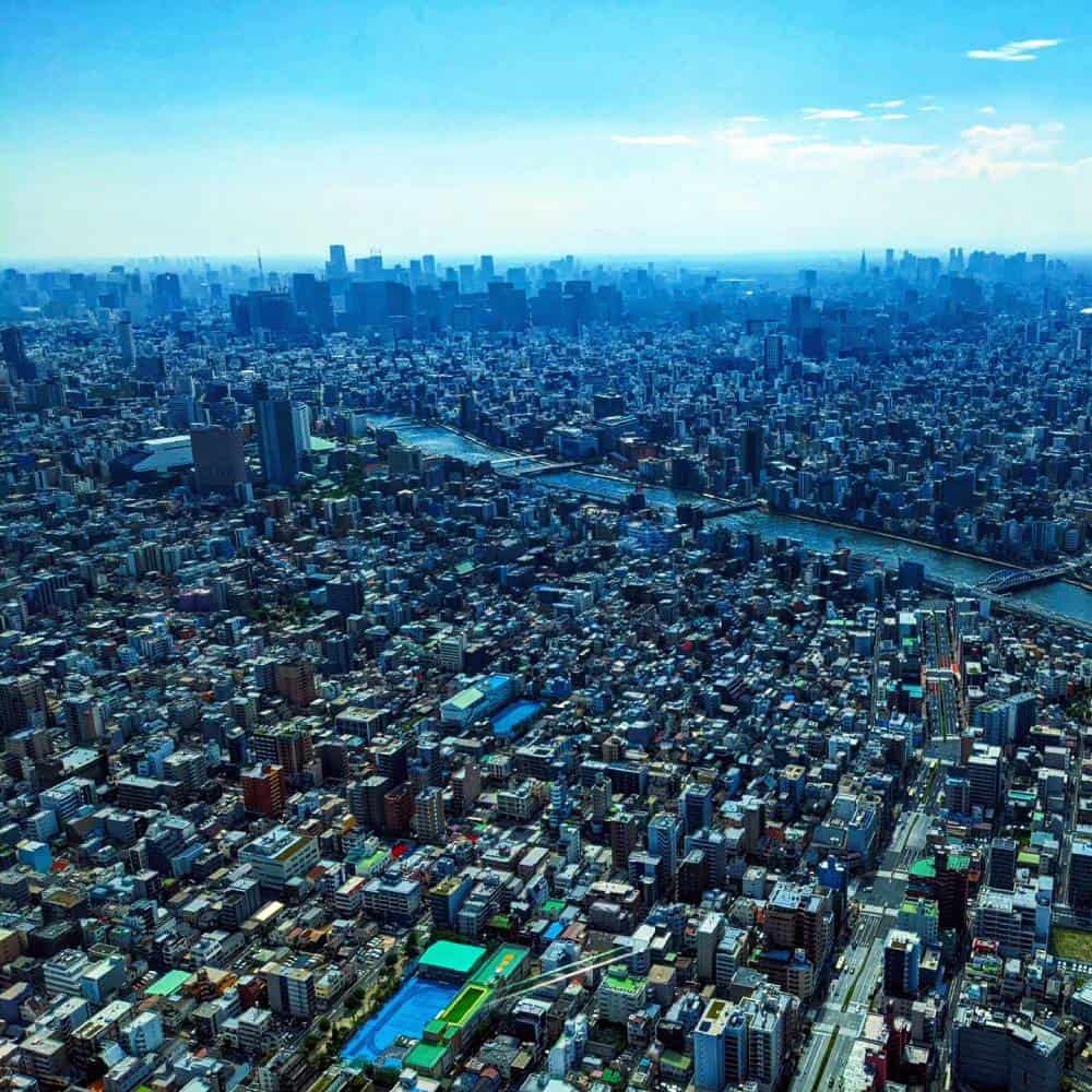 Tokyo sky view Japan